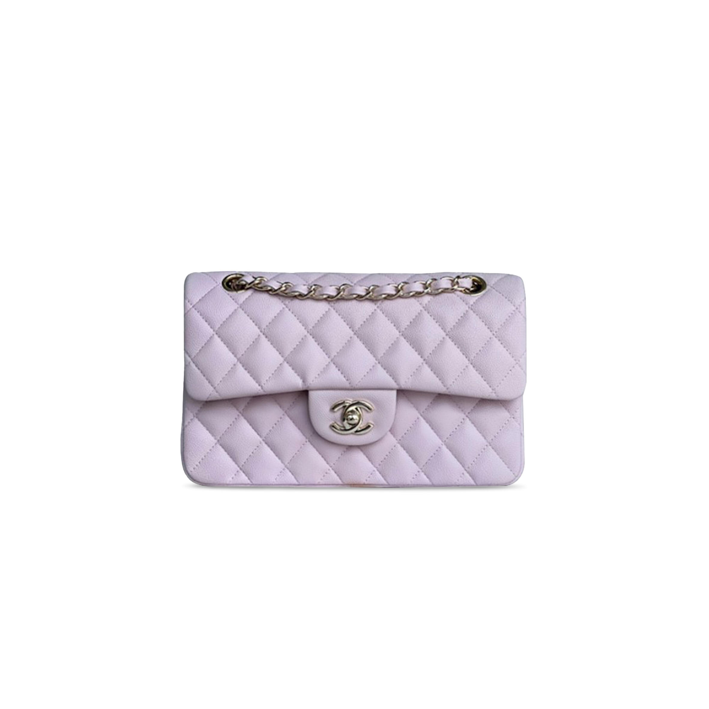 CHANEL SMALL CLASSIC FLAP QUILTED LAMBSKIN A01113 (23*13*6cm)